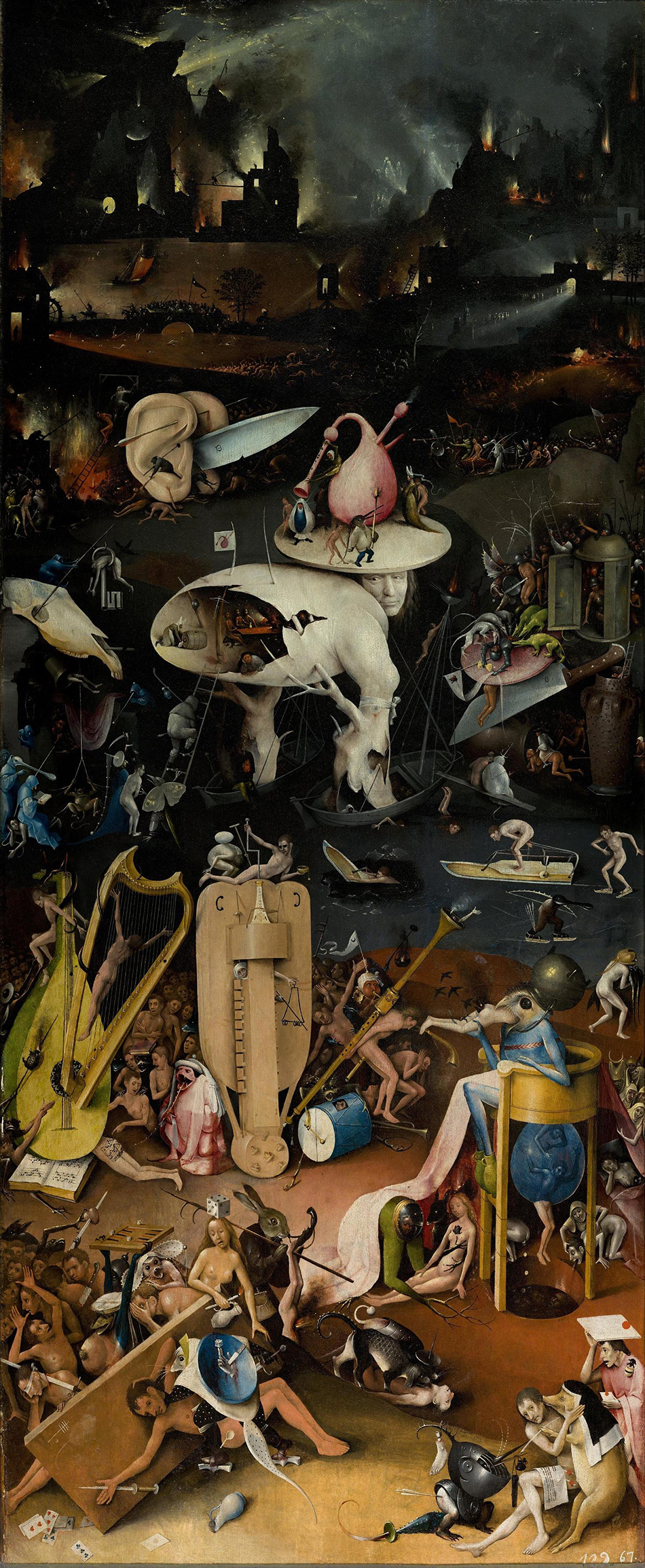 Hieronymus Bosch The Garden of Earthly Delights Hell