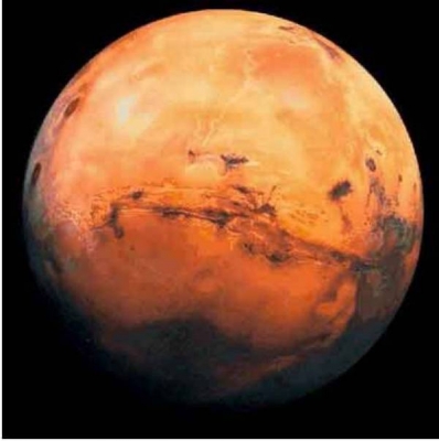 Άρης, ο κόκκινος πλανήτης.